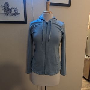 Blue zip up